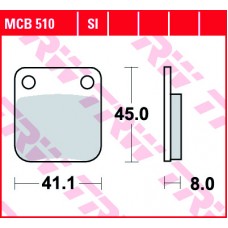 Тормозные колодки передние MCB510