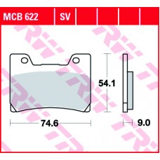Тормозные колодки передние MCB622