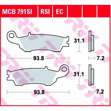 Тормозные колодки передние MCB791SI