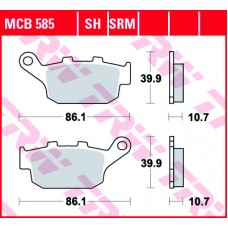 Тормозные колодки задние MCB585