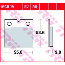 Тормозные колодки задние MCB19