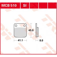 Тормозные колодки задние MCB510SI