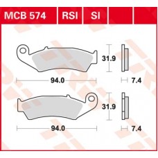 Тормозные колодки передние MCB574SI